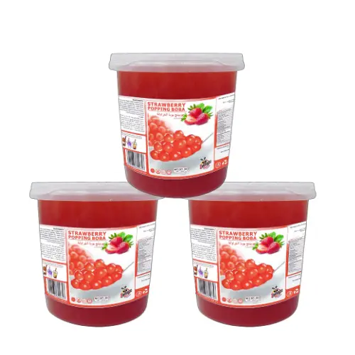 3*3kg Strawberry Popping Boba