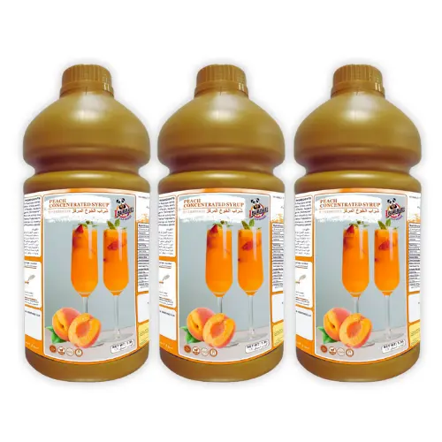 3*1.9L Peach Concentrated Syrup