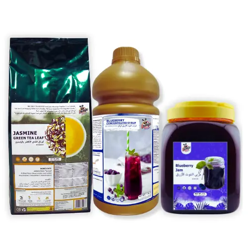 500g Jasmine Green Tea,1.9L Blueberry Syrup & 2.1L Blueberry Jam