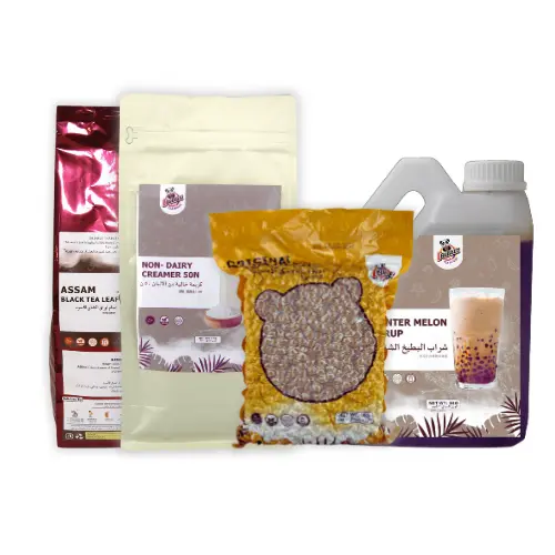500g Assam tea, 1kg Non-Dairy Creamer, 3kg Winter Melon Syrup & 1 Tapioca Pearl