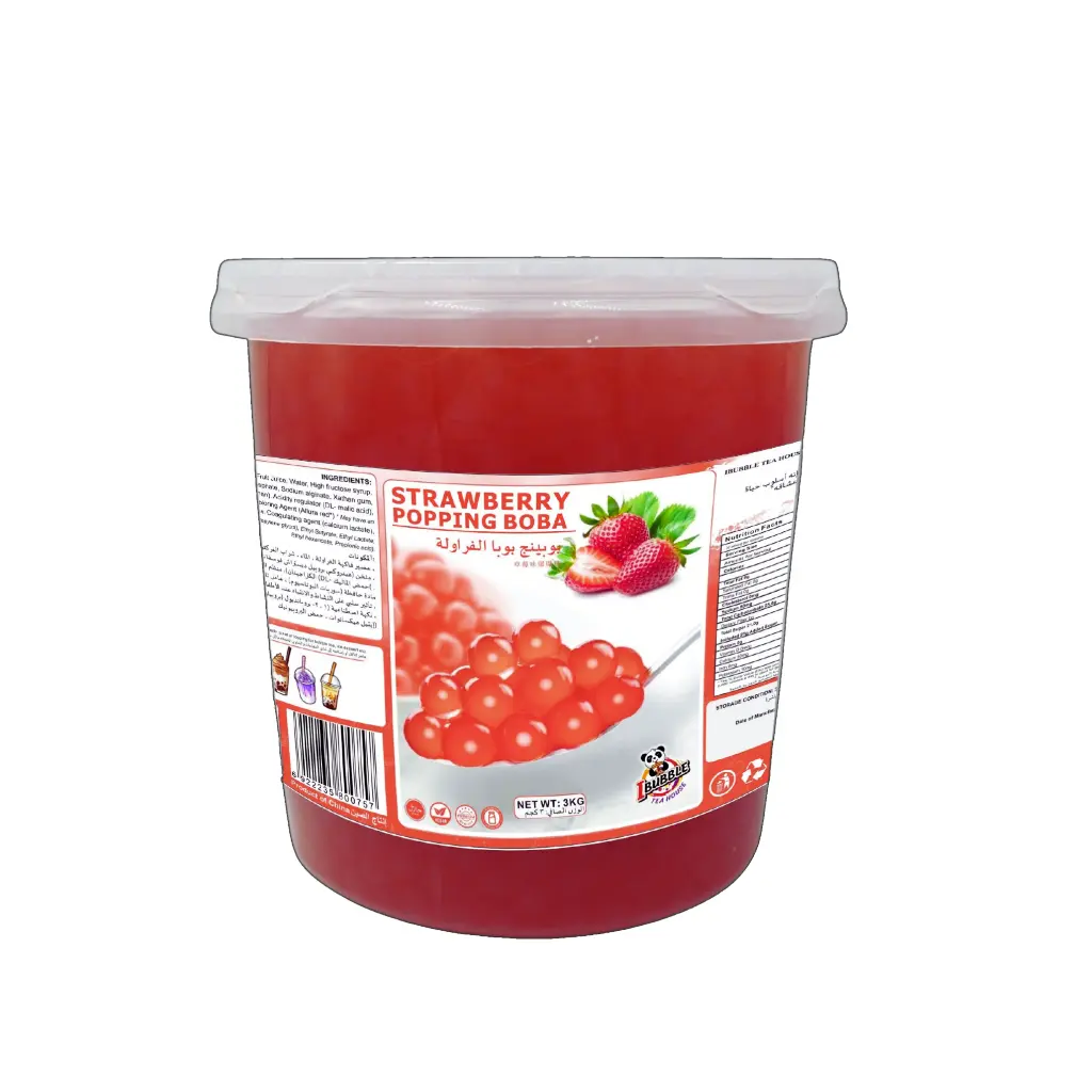 Strawberry Popping Boba 3kg